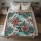 Oversized Floral Pattern 005 - 50" x 60" Heirloom Woven Blanket