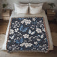 Butterflies And Flowers Pattern 009 - 50" x 60" Heirloom Woven Blanket