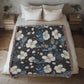 Butterflies And Flowers Pattern 019 - 50" x 60" Heirloom Woven Blanket