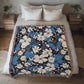 Butterflies And Flowers Pattern 025 - 50" x 60" Heirloom Woven Blanket