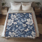Butterflies And Flowers Pattern 004 - 50" x 60" Heirloom Woven Blanket