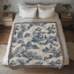 Chinese Ornament Pattern 007 - 50" x 60" Heirloom Woven Blanket
