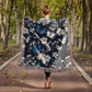 Butterflies And Flowers Pattern 009 - 50" x 60" Heirloom Woven Blanket