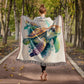 Cute Sea Turtle 011 - 50" x 60" Heirloom Woven Blanket