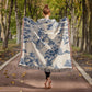 Chinese Ornament Pattern 001 - 50" x 60" Heirloom Woven Blanket