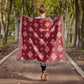 Damask Pattern 004 - 50" x 60" Heirloom Woven Blanket