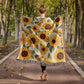 Spring Flowers Pattern 017 - 50" x 60" Heirloom Woven Blanket