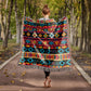 Mexican Textile Pattern 011 - 50" x 60" Heirloom Woven Blanket