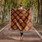 Damask Pattern 020 - 50" x 60" Heirloom Woven Blanket