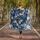 Butterflies And Flowers Pattern 028 - 50" x 60" Heirloom Woven Blanket