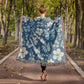 Butterflies And Flowers Pattern 023 - 50" x 60" Heirloom Woven Blanket
