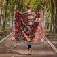 Chinoiserie Pattern 002 - 50" x 60" Heirloom Woven Blanket