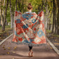 Chinoiserie Pattern 009 - 50" x 60" Heirloom Woven Blanket