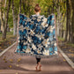 Butterflies And Flowers Pattern 016 - 50" x 60" Heirloom Woven Blanket