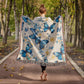 Butterflies And Flowers Pattern 007 - 50" x 60" Heirloom Woven Blanket