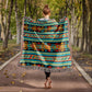 Mexican Textile Pattern 012 - 50" x 60" Heirloom Woven Blanket