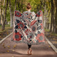 Oversized Floral Pattern 004 - 50" x 60" Heirloom Woven Blanket