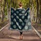 Damask Pattern 024 - 50" x 60" Heirloom Woven Blanket