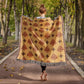 Damask Pattern 009 - 50" x 60" Heirloom Woven Blanket