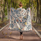 Chinoiserie Pattern 010 - 50" x 60" Heirloom Woven Blanket