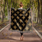 Damask Pattern 014 - 50" x 60" Heirloom Woven Blanket