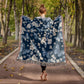 Butterflies And Flowers Pattern 022 - 50" x 60" Heirloom Woven Blanket