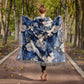 Butterflies And Flowers Pattern 006 - 50" x 60" Heirloom Woven Blanket