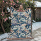 Chinoiserie Pattern 011 - 60" x 80" Heirloom Woven Blanket