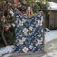 Butterflies And Flowers Pattern 021 - 60" x 80" Heirloom Woven Blanket