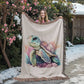 Cute Sea Turtle 012 - 60" x 80" Heirloom Woven Blanket
