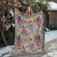 Oversized Floral Pattern 012 - 60" x 80" Heirloom Woven Blanket