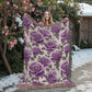 Spring Flowers Pattern 013 - 60" x 80" Heirloom Woven Blanket