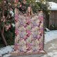 Spring Flowers Pattern 007 - 60" x 80" Heirloom Woven Blanket