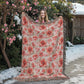 Spring Flowers Pattern 023 - 60" x 80" Heirloom Woven Blanket
