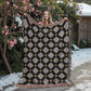 Damask Pattern 032 - 60" x 80" Heirloom Woven Blanket