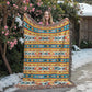 Mexican Textile Pattern 004 - 60" x 80" Heirloom Woven Blanket