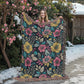 Oversized Floral Pattern 028 - 60" x 80" Heirloom Woven Blanket