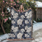 Nocturnal Bloom Pattern 007 - 60" x 80" Heirloom Woven Blanket