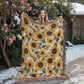 Spring Flowers Pattern 017 - 60" x 80" Heirloom Woven Blanket