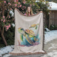 Cute Sea Turtle 008 - 60" x 80" Heirloom Woven Blanket