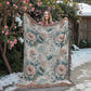 Oversized Floral Pattern 008 - 60" x 80" Heirloom Woven Blanket