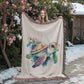 Cute Sea Turtle 011 - 60" x 80" Heirloom Woven Blanket