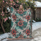 Oversized Floral Pattern 005 - 60" x 80" Heirloom Woven Blanket