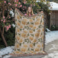 Spring Flowers Pattern 004 - 60" x 80" Heirloom Woven Blanket