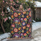 Mexican Floral Fiesta Pattern 052 - 60" x 80" Heirloom Woven Blanket