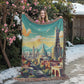 Famous Travel Destinations - Mexico City, Mexico - 60" x 80" Heirloom Woven Blanket