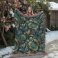 Oversized Floral Pattern 006 - 60" x 80" Heirloom Woven Blanket
