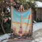 Famous Travel Destinations - Las Vegas, Nevada - 60" x 80" Heirloom Woven Blanket