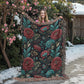 Oversized Floral Pattern 026 - 60" x 80" Heirloom Woven Blanket
