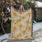 Spring Flowers Pattern 016 - 60" x 80" Heirloom Woven Blanket